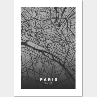 8k Paris City Map Art Posters and Art